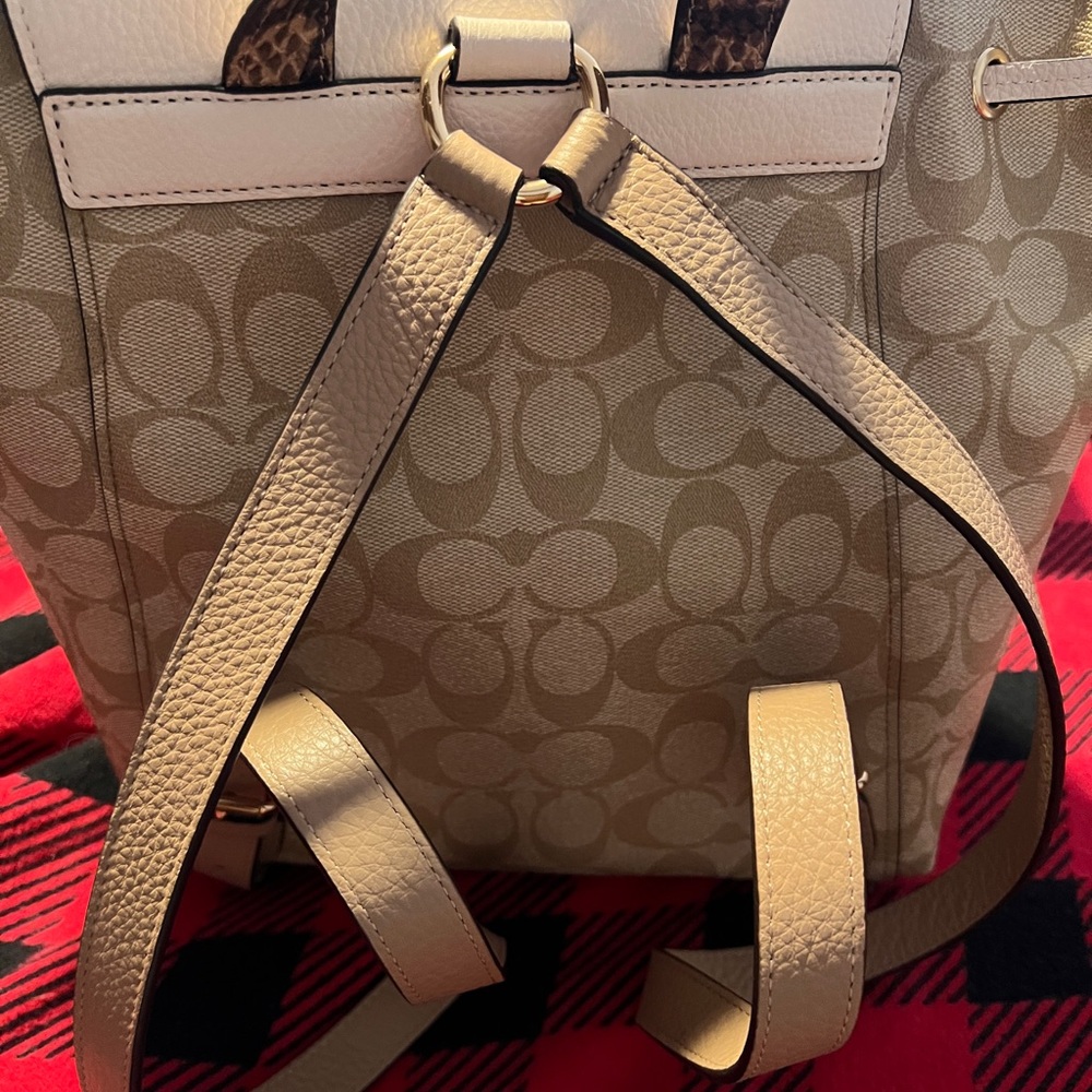 Coach Back Pack Purse and matching Wallet